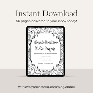 Torah Portion Note Pages With Coloring Ebook