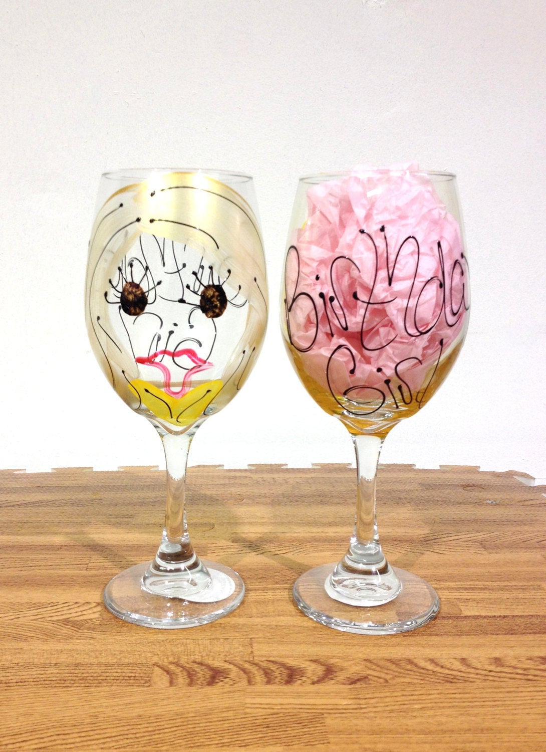 Katie Heaton Birthday Girl Wine Glass main image 1