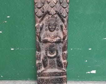 vintage terracotta wall hanging plaque