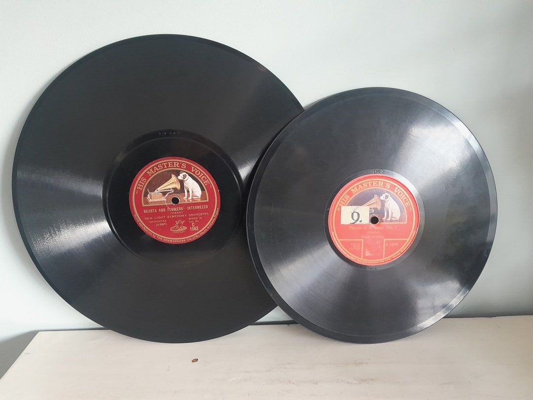 2 X His Master's Voice Gramophone Record - 78 Rpm - Etsy