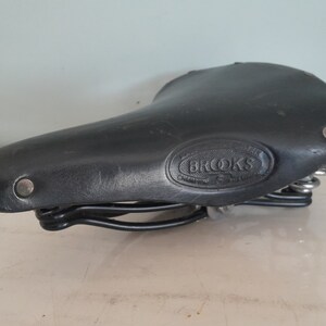 Vintage Brooks saddle - bicycle saddle leather