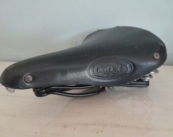 Vintage Brooks saddle - bicycle saddle leather