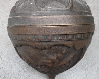 Antique Brass Oil Lamp Burners Lot of 5 One Queen & One Atwood