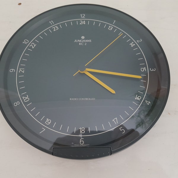 Radio Controlled Clock Wall Etsy