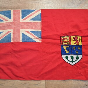 Vintage Canadian Red ensign flag Canada