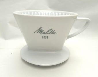 MELITTA Coffee Filter XL, No. 103 Quick Filter 4 Holes for 8