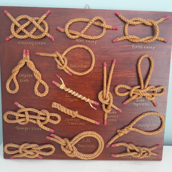 Nautical Knot Board Etsy