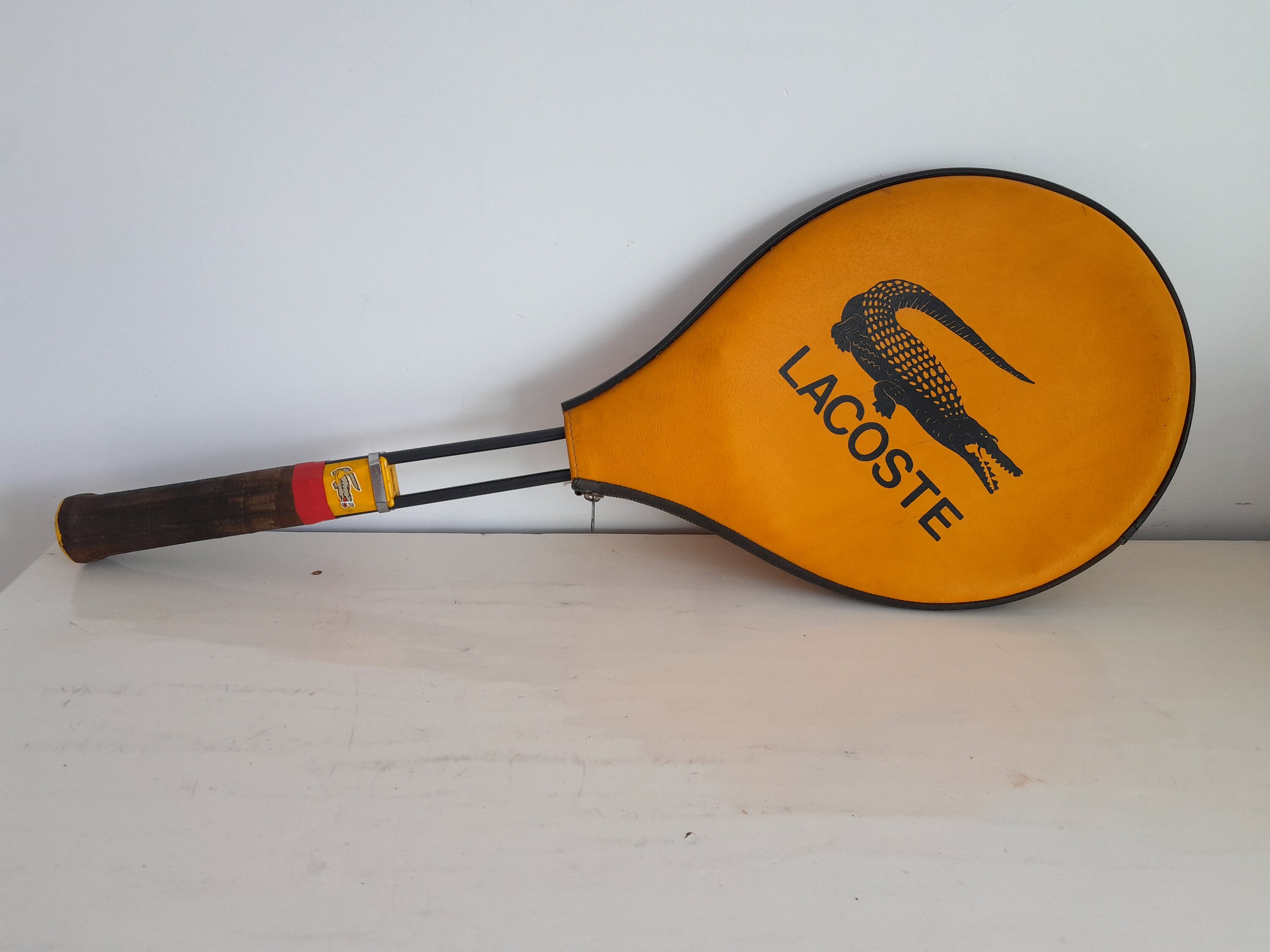 Vintage Lacoste Tennis Racket With Cover Etsy