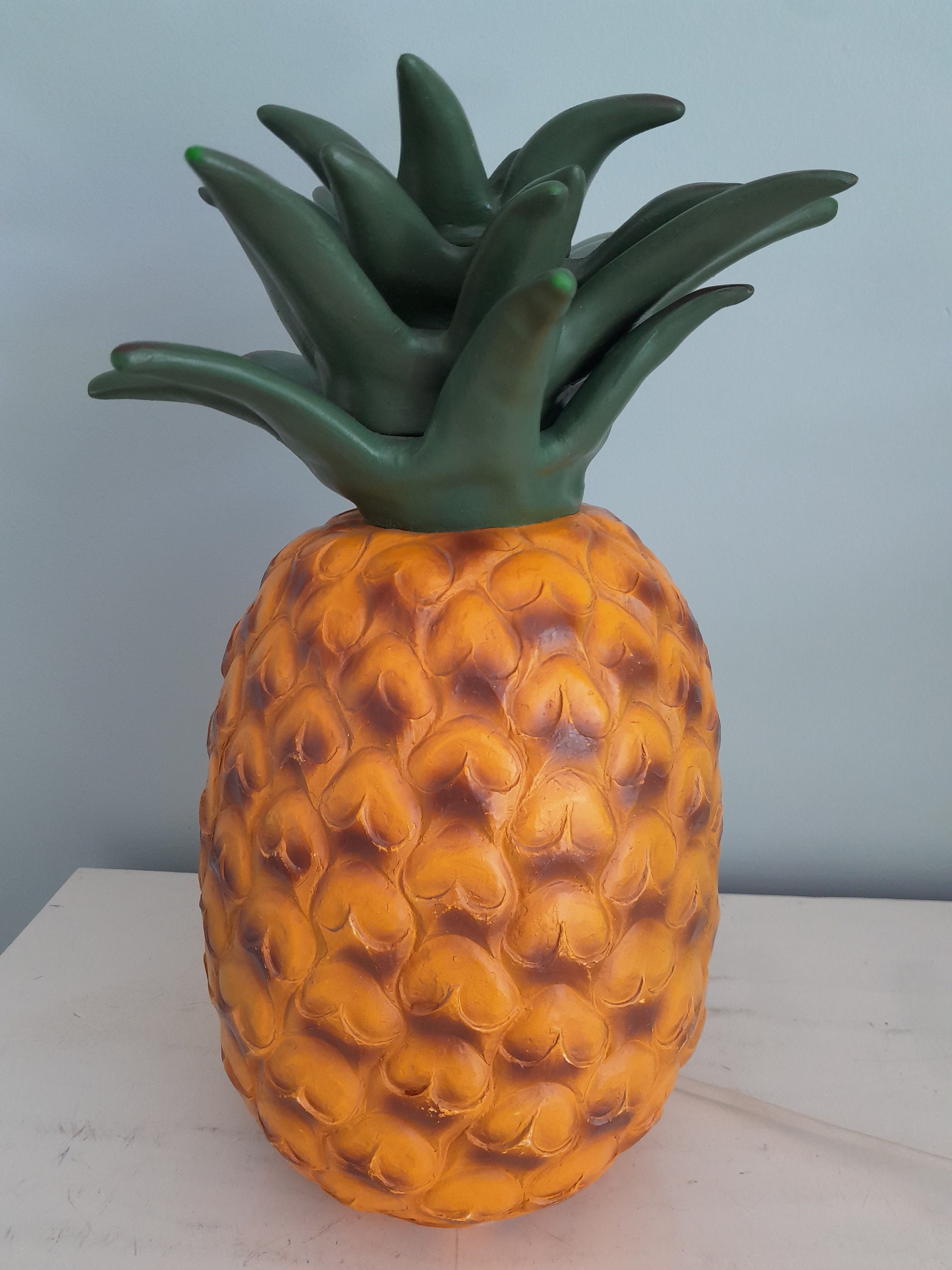 Vintage Heico Pineapple Lamp Tiki Bar 80s Etsy UK