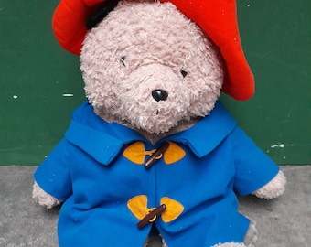 Grand ours Paddington vintage - Ours en peluche - 62cm