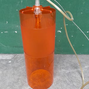 vintage Kartell Easy pendant lamp orange - space age