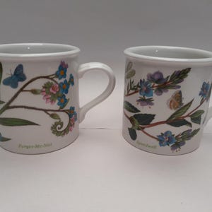 Portmeirion Botanic Garden kleine Tasse oder Becher – 2er-Set