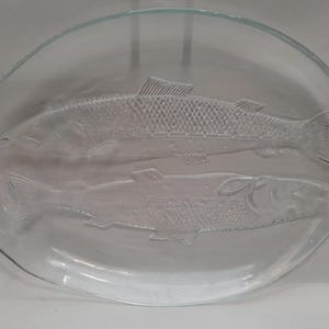 vintage Kosta Boda plate with fish - Göran Wärff