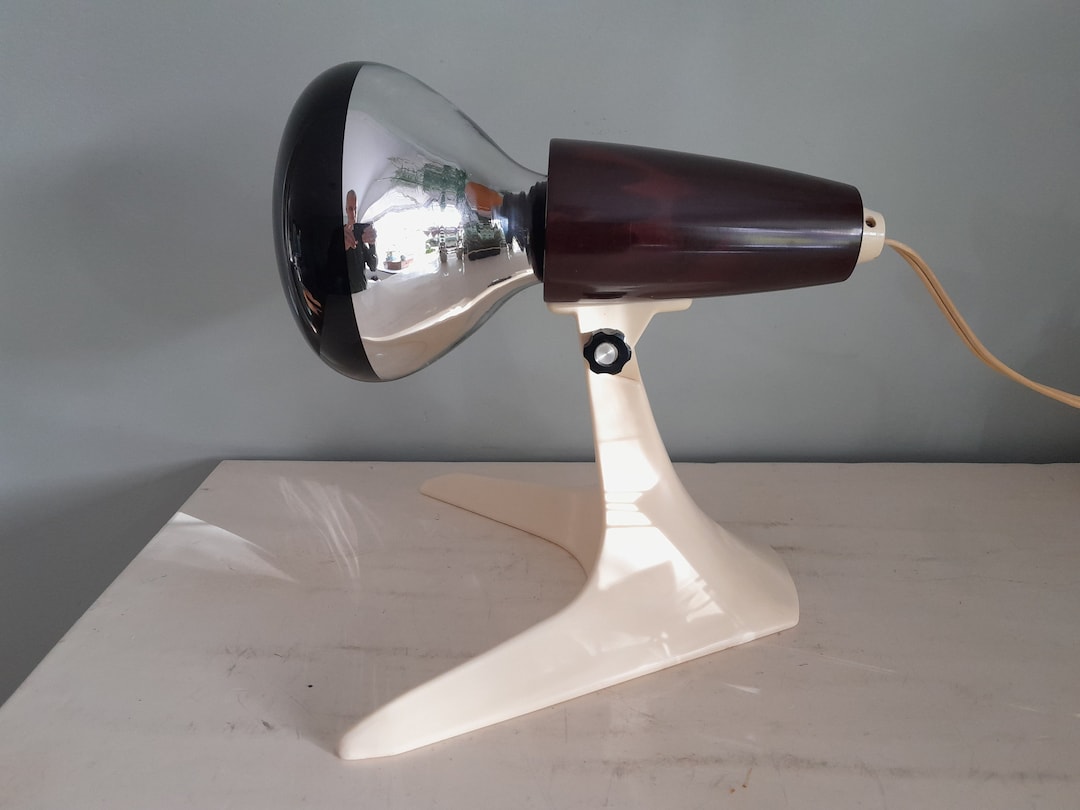 Vintage Osram Table Lamp Heat Lamp Plastic 1970s Etsy