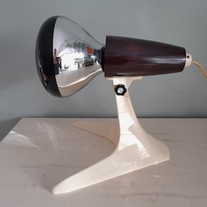 Vintage Osram table lamp heat lamp plastic 1970s