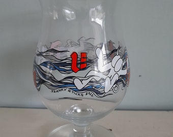 Duvel beer glass - glass - Franky Sticks - Limited Edition - Belgian beer