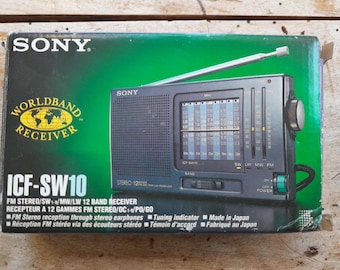 美品ソニーラジオの名品です。SONY ICF-SW10 ワールドバンドレシーバー ヴィンテージ ソニー ワールドバンド レシーバー ICF-SW10 -日本