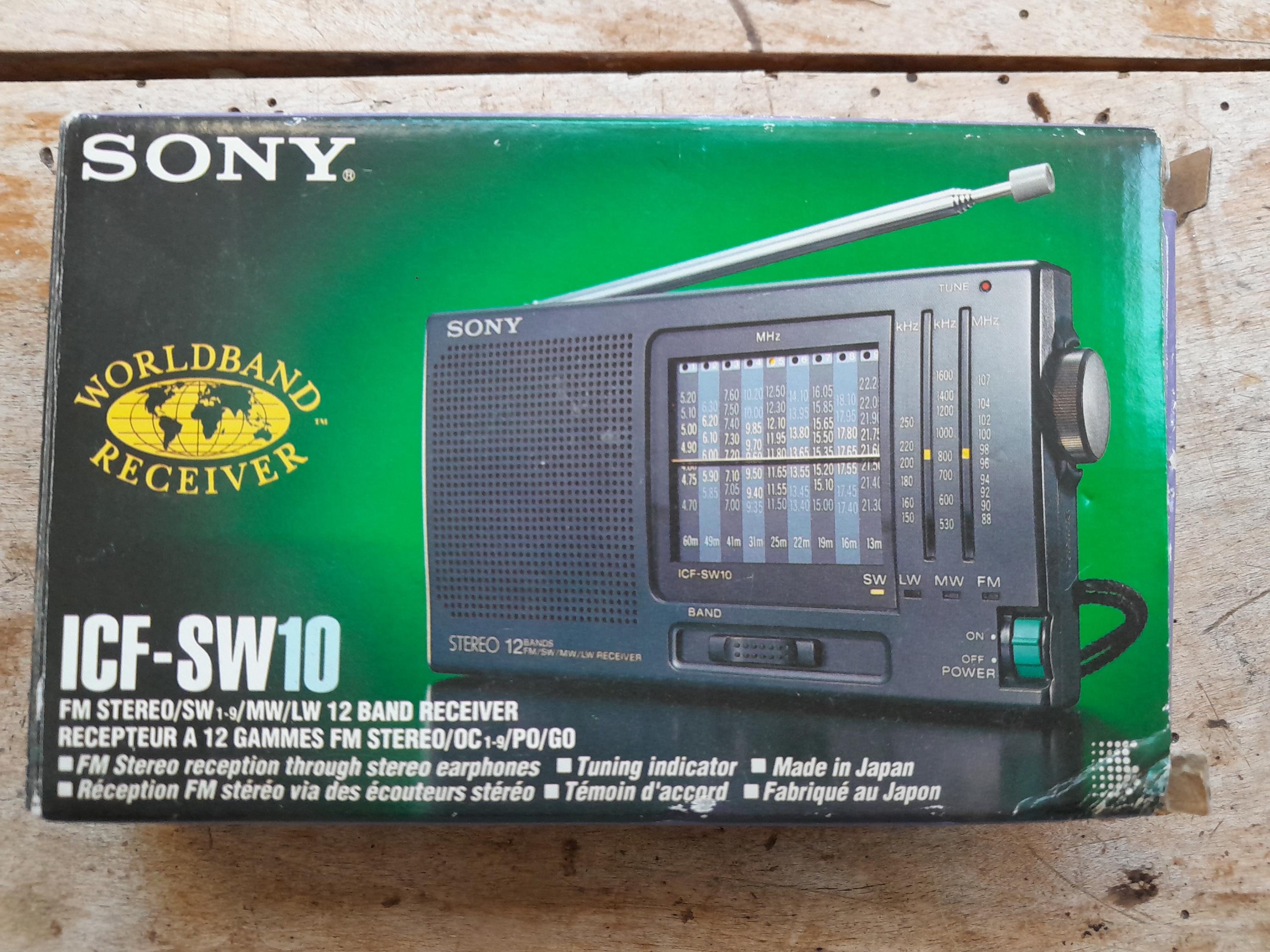 ヴィンテージ ソニー ワールドバンド レシーバー ICF-SW10 -日本