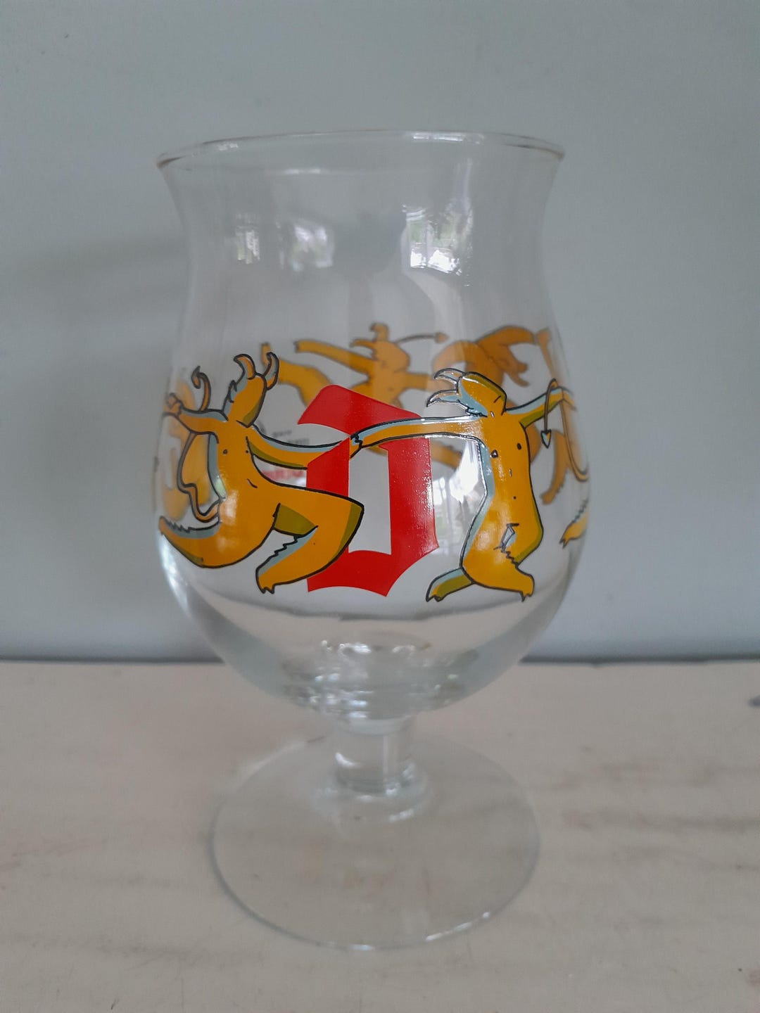 Duvel Beer Glass - Glass - 6 Hop Devils - Limited Edition - Belgian ...