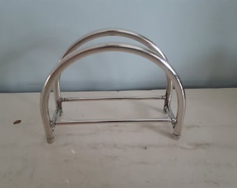 Art deco Maestri servilletero plateado Italia - porta sobres