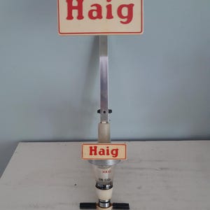 Dispensador de whisky Haig vintage, años 60