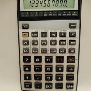 vintage Casio fx-590 scientific calculator