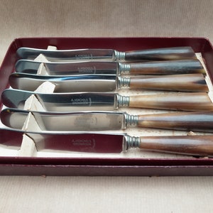 set of 6 vintage knives A. Henckels Groningen - cutlery