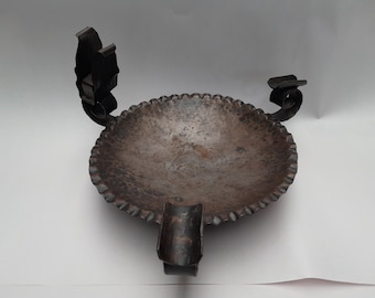 Vintage large ashtray for cigars. Brutalist