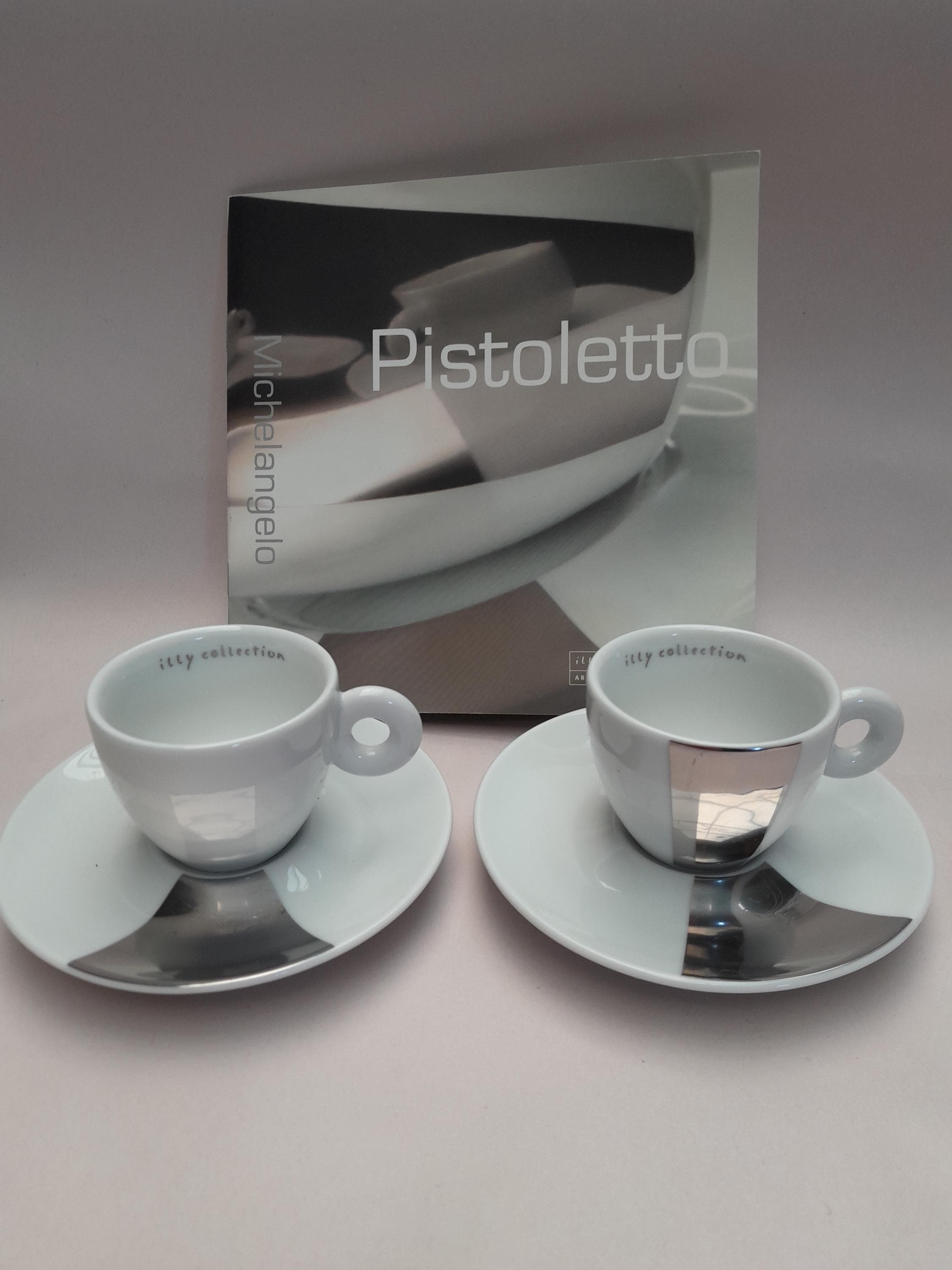 Illy Collection 2002 Espresso Cups - Michelangelo Pistoletto - Etsy