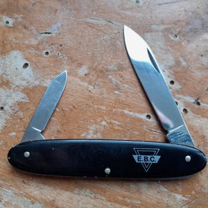 Vintage Victorinox alox pocket knife EBC - black