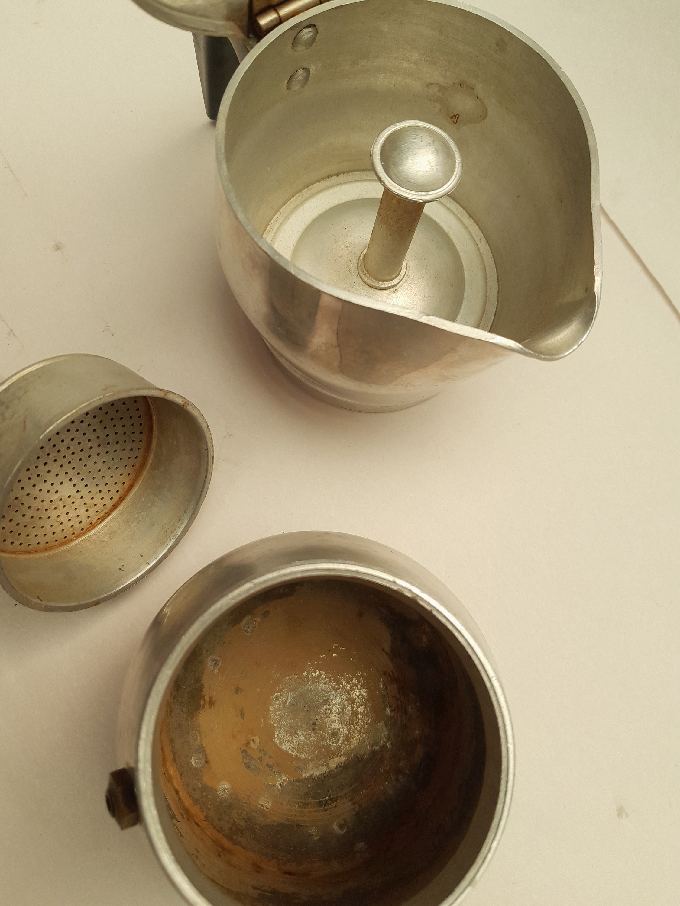 Vintage Italian Espresso Coffee Maker - Susy Express - Aluminium