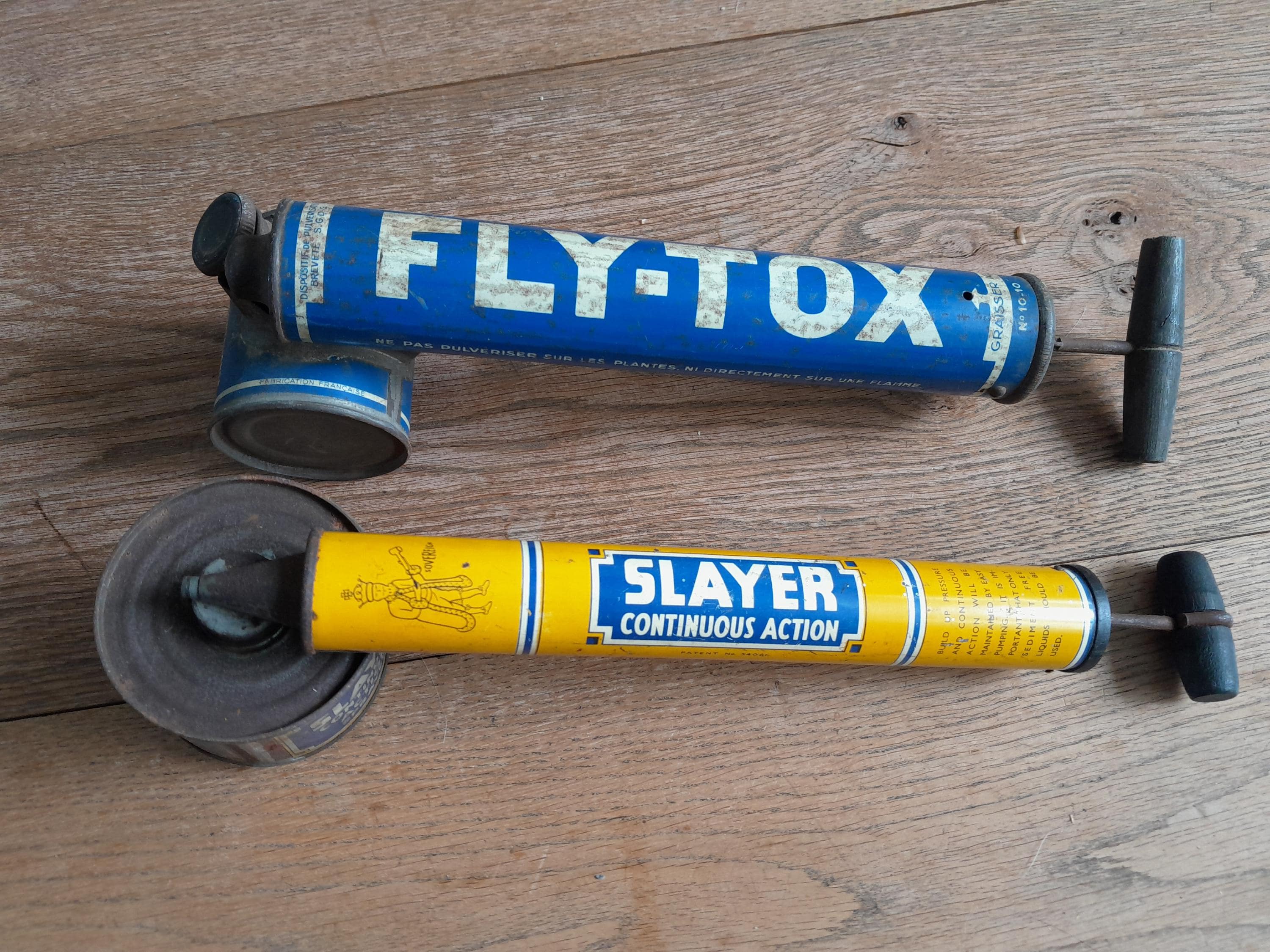 ヴィンテージ FLY-TOX 殺虫剤用ポンプ式スプレー ヴィンテージ FLY-TOX
