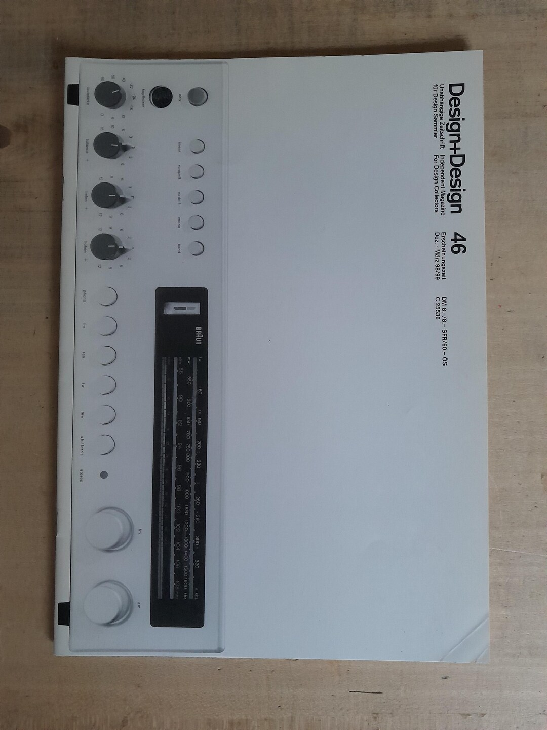 Design+design 46 Magazine - Braun LS 40 - Dieter Rams - Design