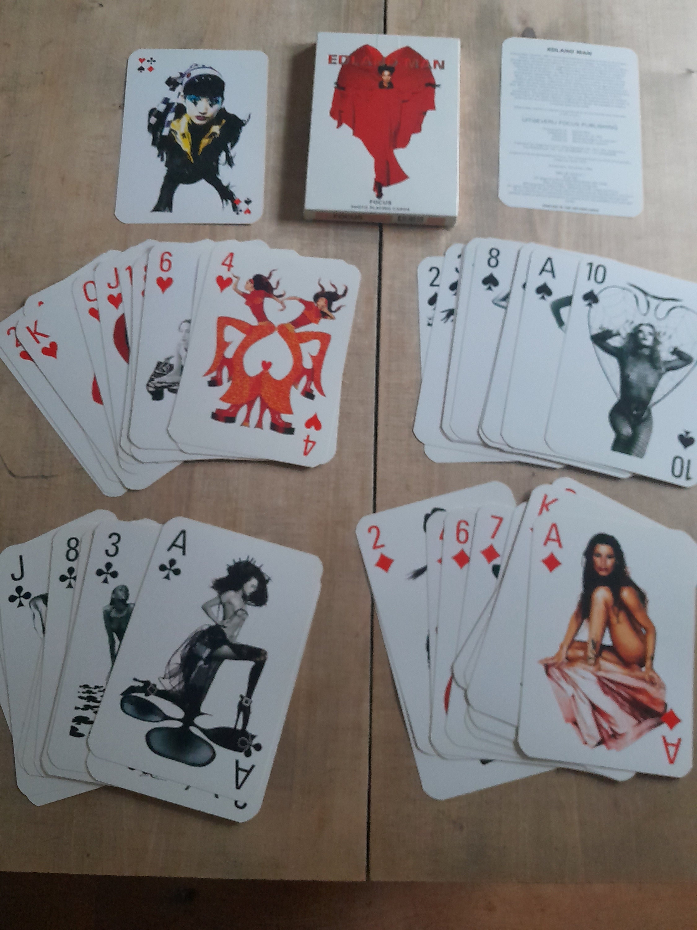 Edland Man - XXL Deck of Cards - Playing Cards With Fashion Photos