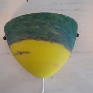 Vintage Murano glass wall lamp