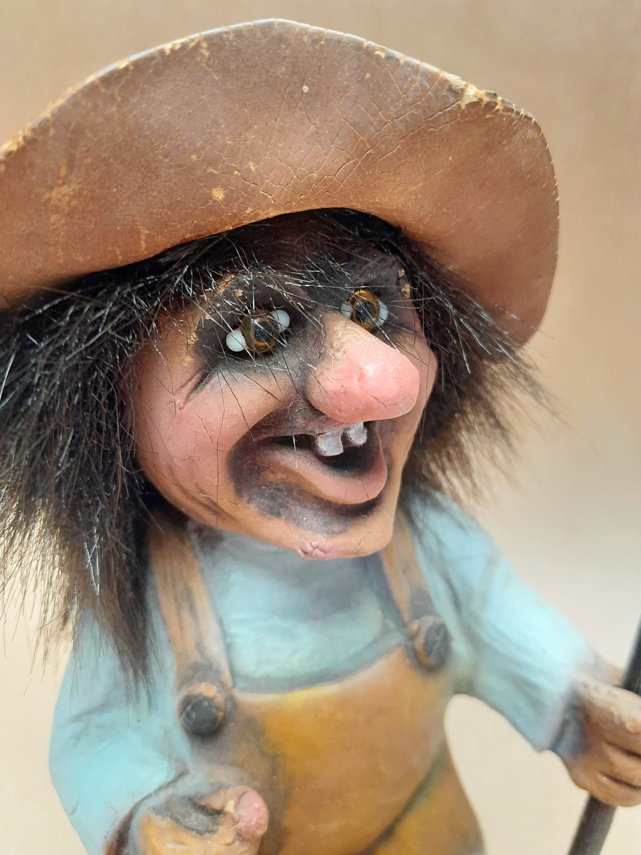 Vintage Norwegian Troll - Nyform Troll - Fisherman - Etsy