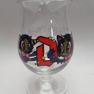 Duvel beer glass - glass - Loes van Delft - Limited Edition - Art Glass - Belgian beer