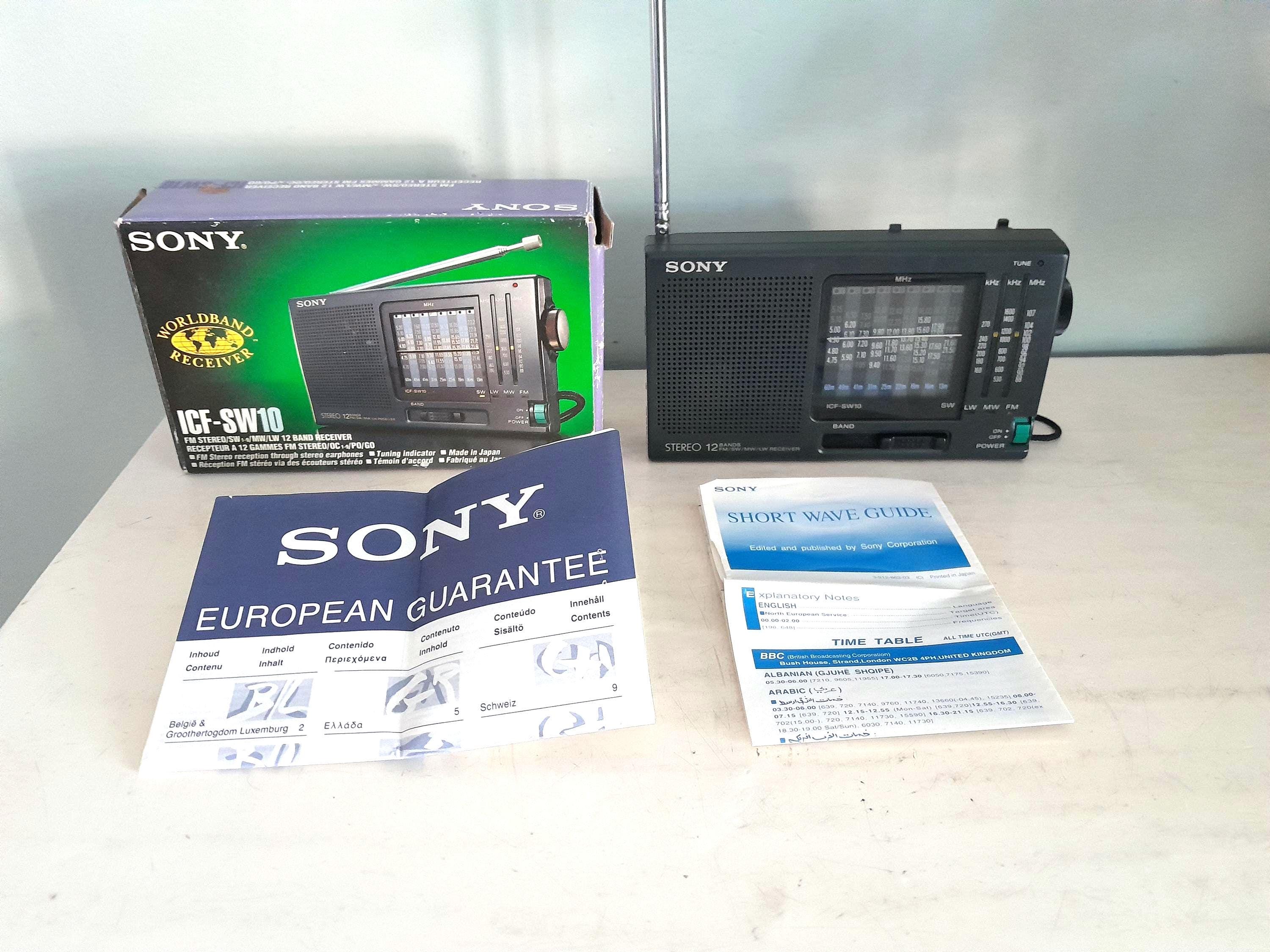 ヴィンテージ ソニー ワールドバンド レシーバー ICF-SW10 -日本