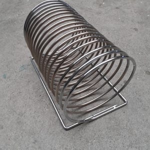 Vintage Mid century Chrome wire record - magazine rack