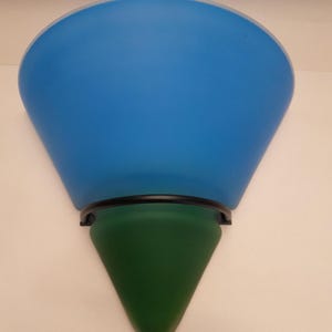 vintage wall lamp 80s - Memphis style - Vandeheg - glass