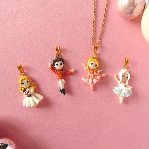 The Nutcracker Jewelry Collection - Polymer Clay Jewelry - Collier de Noël