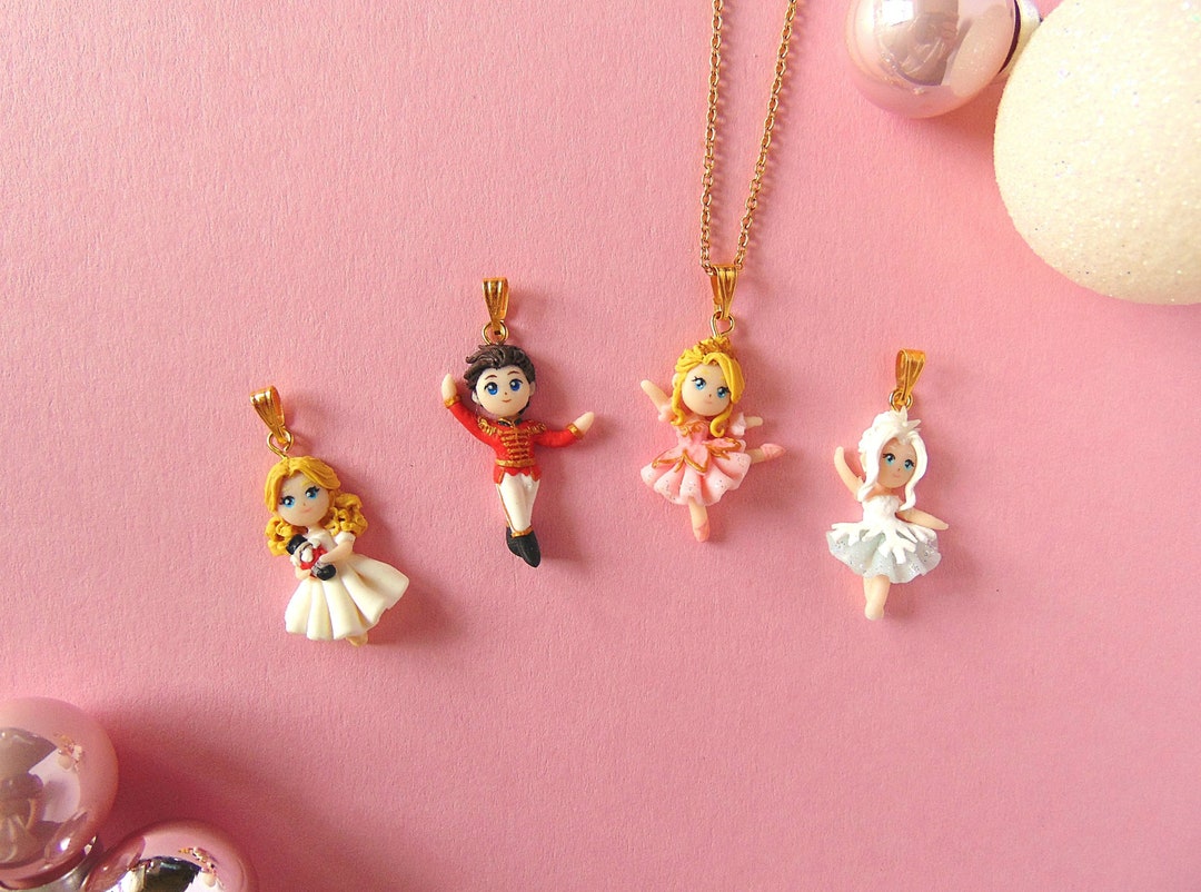 The Nutcracker Jewelry Collection Polymer Clay Jewelry Christmas Necklace Etsy