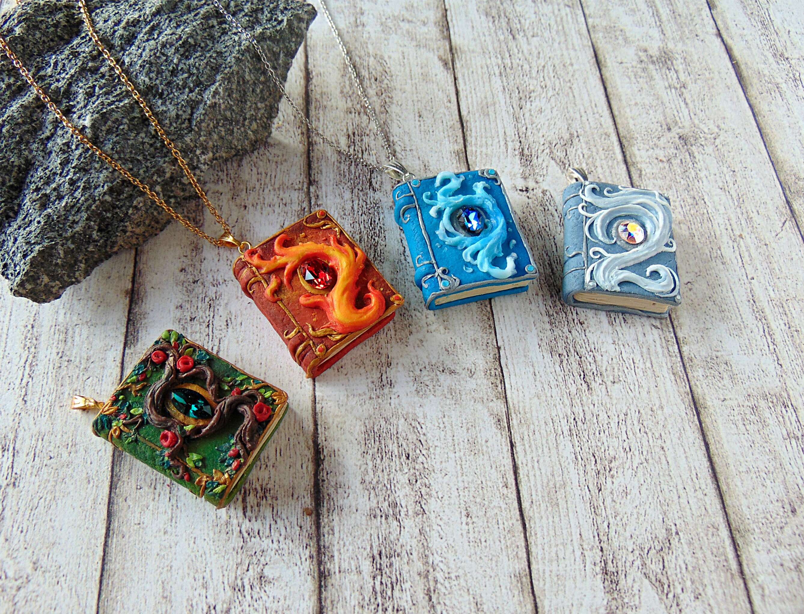 Polymer on sale clay pendants