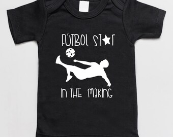 Futbol Star Soccer Star in the making baby t-shirt black