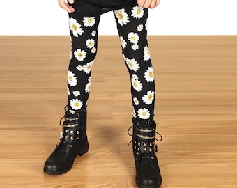 Kids/Girls Grunge 90's Daisy Leggings