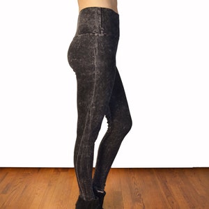 Black Leggings With Pockets for Women, Yoga Pants, 5 High Waist