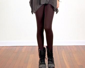 Plus Dark Chocolate Brown Leggings