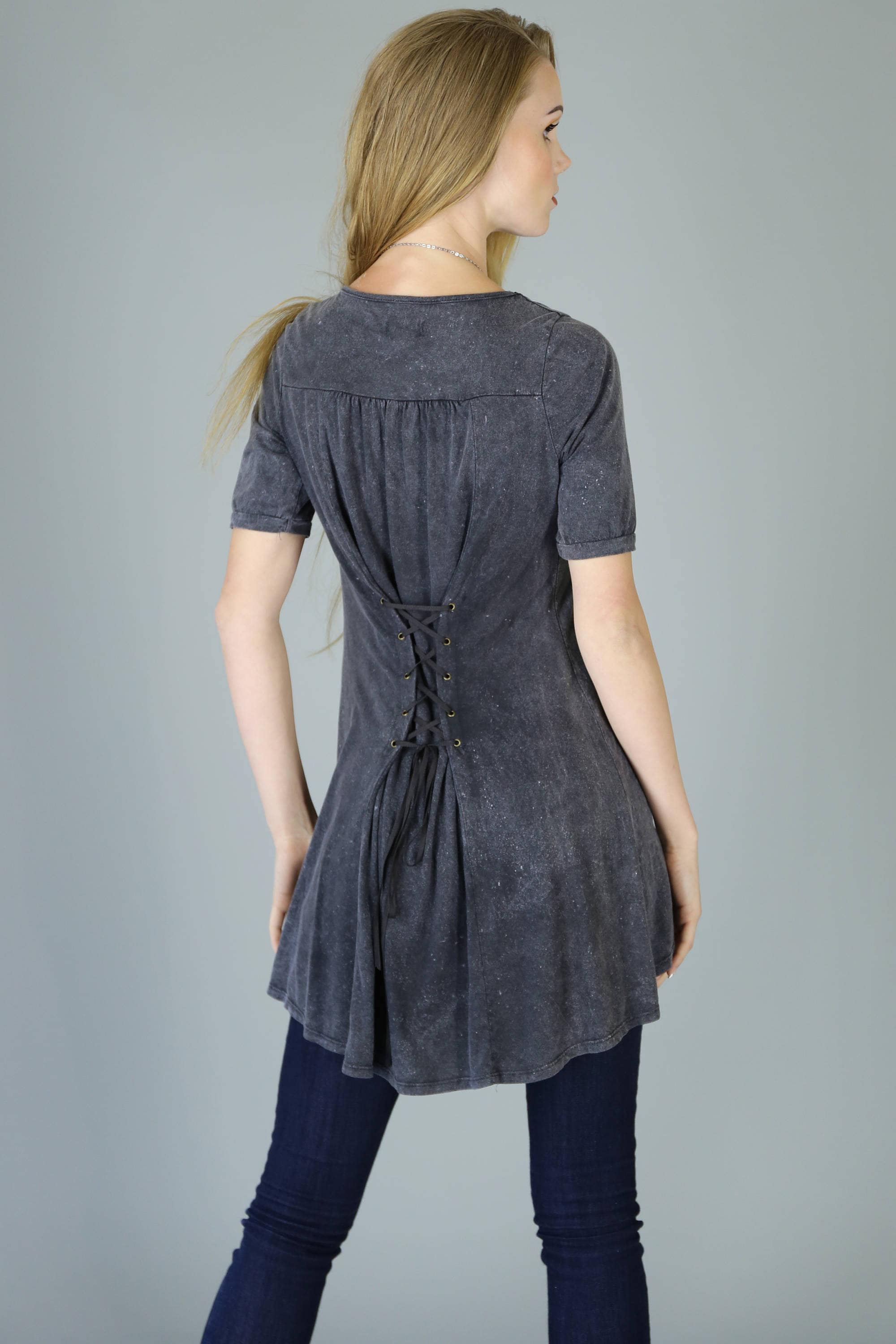 cotton jersey tunic