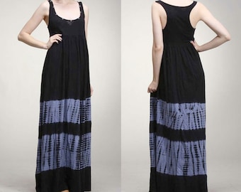 SALE!! Tie Dye Cotton Maxi Dress size small