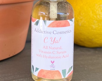 Vitamin C Serum with Hyaluronic Acid and Super Fruit Extracts- Get that skin glowing! Vegan Friendly and Cruelty Free